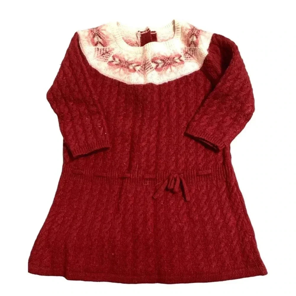Janie and Jack girls wool dress, perfect for the holiday season